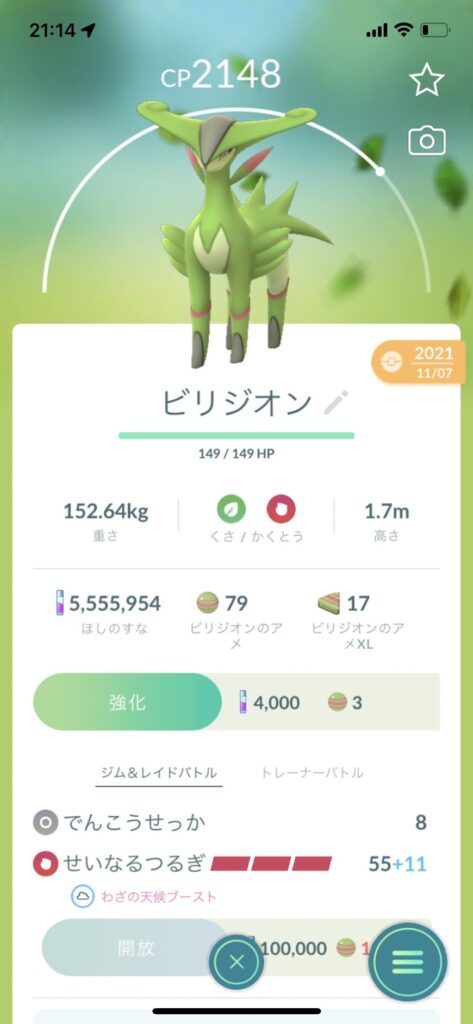 ビリジオン詳細